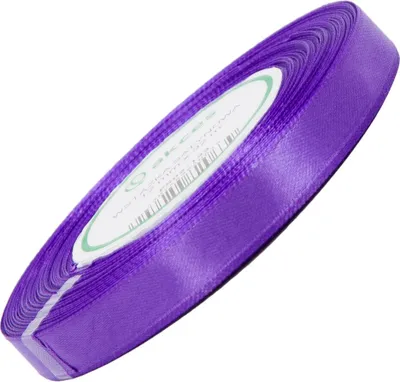 Zdjęcie produktu dla Wstążka satynowa wrzosowa 12mm - 32mb