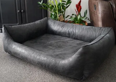 Imagen del producto de Cama ortopédica para perros con espuma viscoelástica, 80 x 60 cm