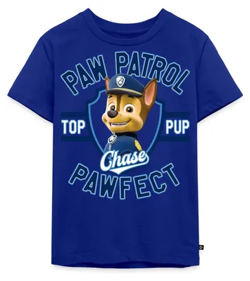 Produktbild von Spreadshirt Paw Patrol Chase Pawfect Kinder Premium T-Shirt, 110/116 (4 Jahre), Royalblau
