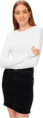 Obrázek produktu pro PIECES Pcsirene Ls Tee Noos – Snědobílá