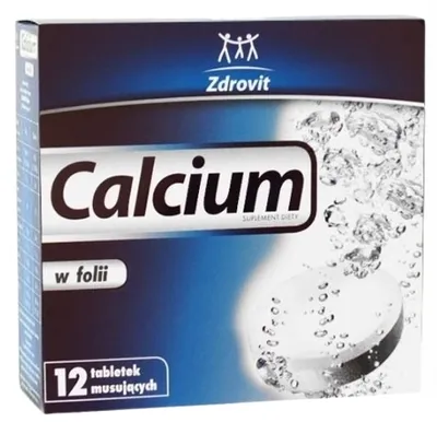 Zdjęcie produktu dla Calcium w folii 12 tabletek musujących