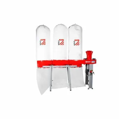 Image de Aspirateur à copeaux de bois 3 x 160 L - 400 V - 3800 W