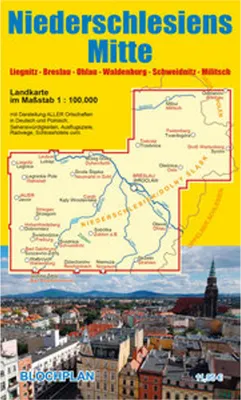 Produktbild von Landkarte Niederschlesiens Mitte