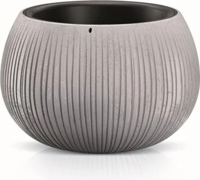Produktbild von CONCRETE BOWL Blumentopf mit Einsatz 37 cm – Farbe: grau