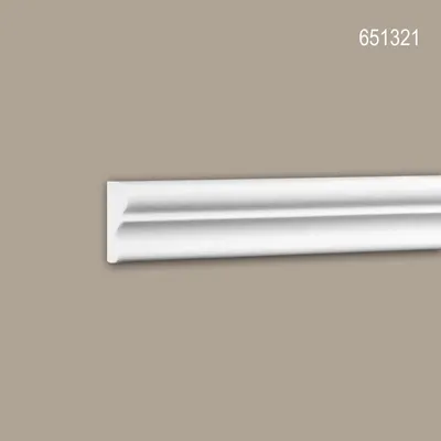 Produktbild von PROFHOME 651321 Wand- und Friesleiste Stuckleiste Zierleiste stoßfest 2 m