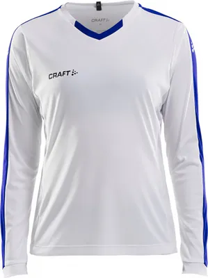 Produktbild von CRAFT Progress Jersey Contrast LS W White/Club Cobolt XXL