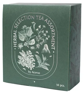 Produktbild von Kräutertee-Set ACORUS Herbal Selection, 56 Stk.