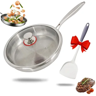 Produktbild von Titanpfanne mit Glasdeckel, 28 cm