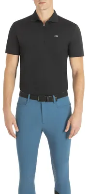 Produktbild von Equiline Herren Poloshirt Clemc schwarz, Eq20_FS_Gr.:L