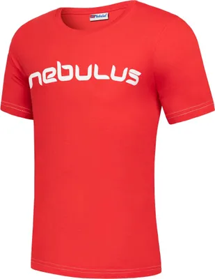 Zdjęcie produktu dla Nebulus T-shirt męski LEOS, koszulka, T-shirt, okrągły dekolt, P5638 - mężczyźni, czerwono-szary, XL