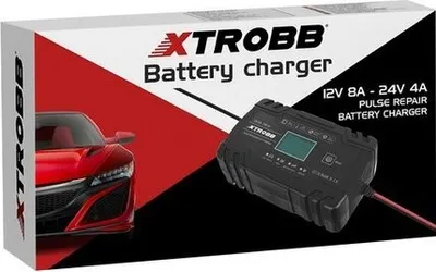 Obrázek produktu pro Xtrobb 22463 Automatická nabíječka baterií 12V/8A, 24V/4A