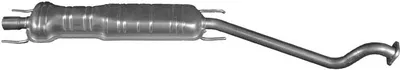 Produktbild von IZAWIT 21.224 Mittelschalldämpfer Schalldämpfer für OPEL Astra G CC (T98) Astra G Limousine (T98)