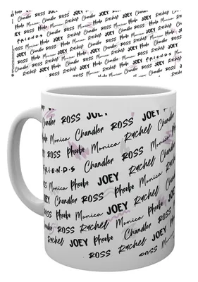 Produktbild von Friends - Names - Keramik Tasse - Größe Ø8,5 H9,5cm