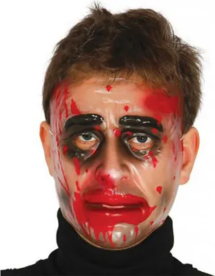 Produktbild von Guirca Mann Maske Mit Blut    One Size