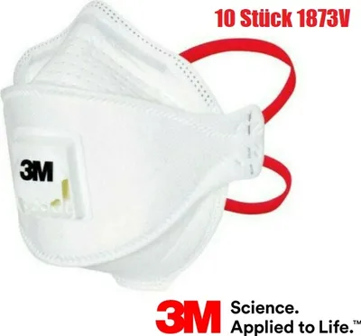 Produktbild von 10x 3M™ Aura™ Atemschutzmaske 1873V FFP3 NR mit Ventil
