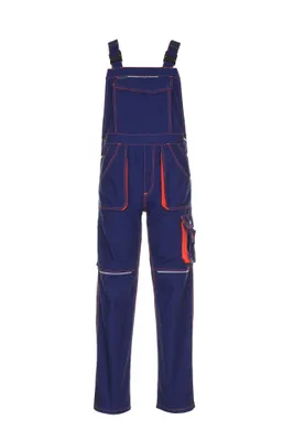 Immagine prodotto di Pantaloni da lavoro Salopette Basalt Neon blu navy/arancione Taglia 44