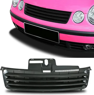 Zdjęcie produktu dla Kratka chłodnicy sportowa czarna bez emblematu do VW Polo 9N od 2001-2005