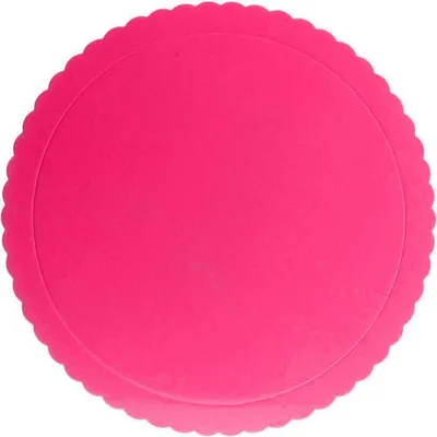 Produktbild von dünne Tortenplatte Pink rund 35 cm