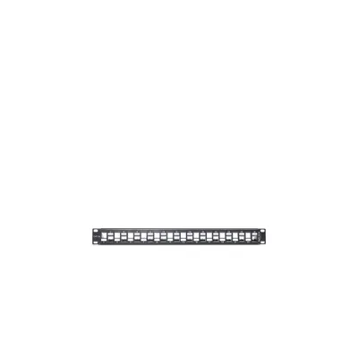 Produktbild von DeLOCK 43278, Schwarz, Rackeinbau, 1U, 482 mm, 93 mm, 44 mm