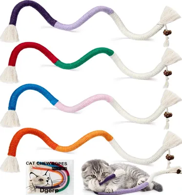 Katzenspielzeug mit Katzenminze, 4 Stück, für alle Katzen