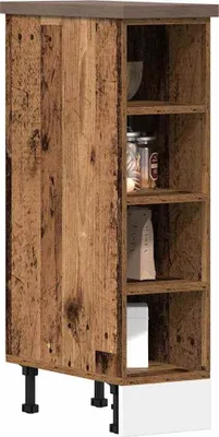 Produktbild von "im Angebot" Unterschrank Altholz-Optik 20x44,5x81,5 cm Holzwerkstoff - Küchenschränke CC24003