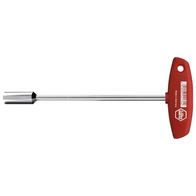 Produktbild von WIHA Wiha Steckschlüssel mit Quergriff Sechskant glanzvernickelt (00973) 8 x 350 mm