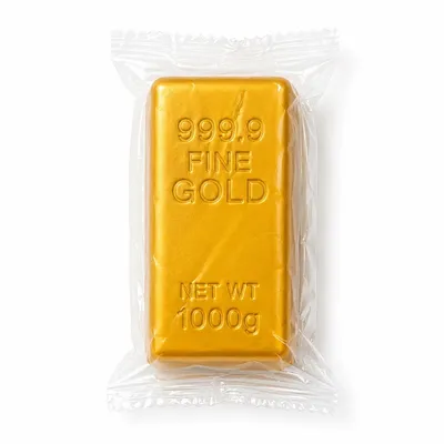 Produktbild von Goldbarren Squishy – Anti-Stress Quetschspielzeug in realistischer Gold-Optik