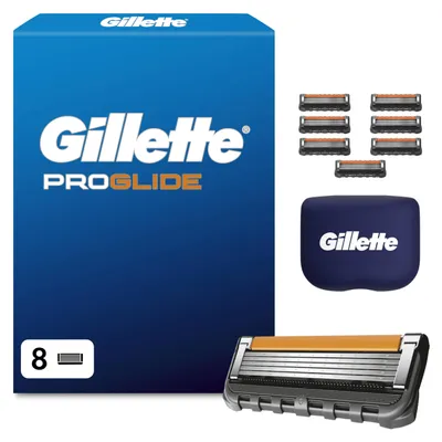 Immagine prodotto di Gillette Proglide, lame di ricambio per rasoio da uomo, confezione da 8, colore nero