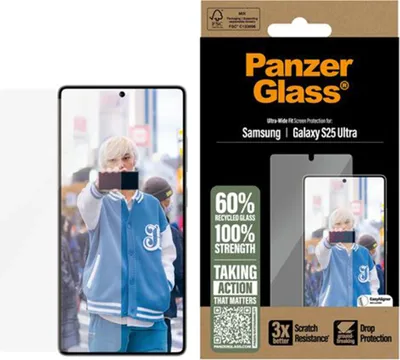 Obrázok produktu pre PanzerGlass Ultra-Wide Fit temperované sklo pre Samsung Galaxy S25 Ultra