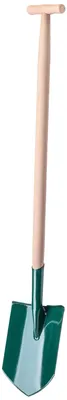 Produktbild von Garten-Spaten, Robuste Metallklinge, Holzgriff, Länge 116 cm, Vielseitig einsetzbar, Ideal zum Graben