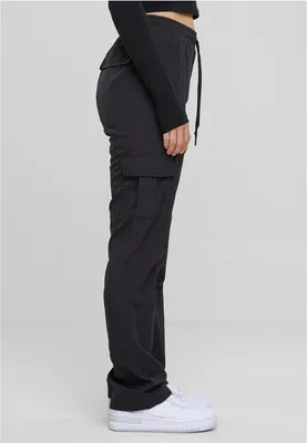 Zdjęcie produktu dla Urban Classics Ladies - Nylon Cargo Hose schwarz - S