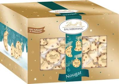 Immagine prodotto di Lindt Torrone per albero di Natale Torrone di cioccolato al latte 500g