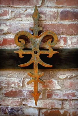 Produktbild von Maueranker Pfettenanker Wand Ornament großer Wandanker lang spitz, wie antik
