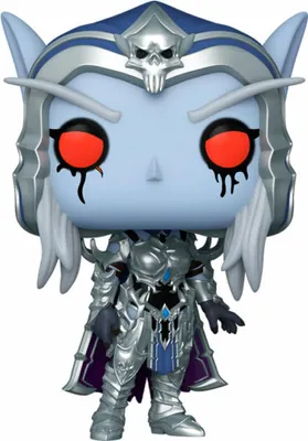 A Funko Pop vinyl figure of Sylvanas from World of Warcraft.
