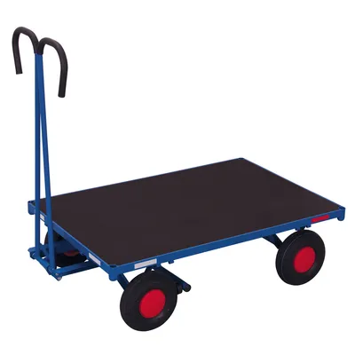 Produktbild von VARIOfit Handpritschenwagen ohne Bordwand mit Luftbereifung 1200x800mm