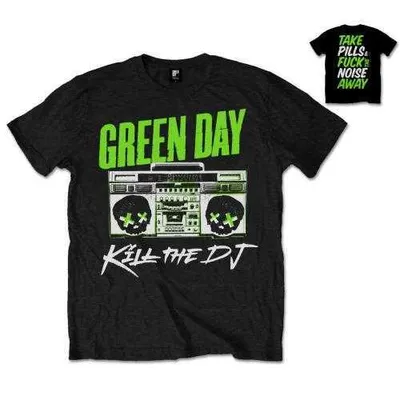 Produktbild von Green Day | Offizielles Band T-Shirt | Kill the DJ (Rückseitendruck)
