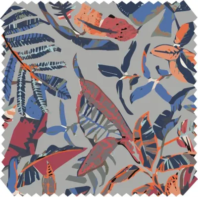 Produktbild von novely® BASEL GINETTE Art Deco - Bedruckter Polsterstoff - Ultraweicher Möbelstoff - Print Dekostoff - Robuster Samtstoff - Meterware 1lfm - Farbe: 03 Grau