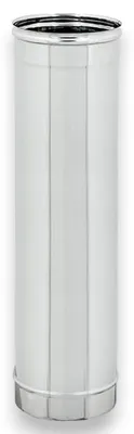 Obrázek produktu pro Kulatá trubka z nerezové oceli 304 pro kamna na dřevo, 100 cm – 18 cm