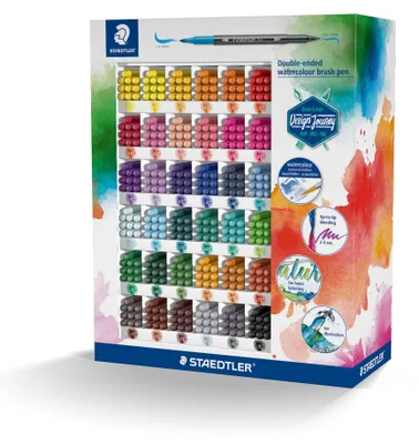 Produktbild von Staedtler Displ. Faserm. D.spitze wasserverm.