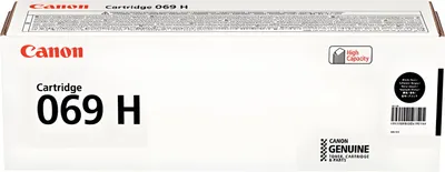 Obrázek produktu pro Canon originální vysokokapacitní toner Cartridge 069 H BK černý, MF752Cdw, 754Cdw, LBP673Cdw, kapacita 7 600 stran