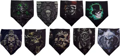Produktbild von Multifunktionstuch Totenkopf Halstuch Stoffmaske Gesichtsmaske Mund- Nasenmaske, Variante:7