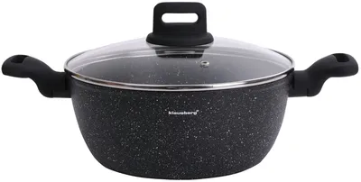Produktbild von Topf mit Marmorbeschichtung 24cm 3,7L KLAUSBERG KB-7671