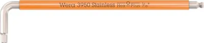Produktbild von Wera 3950 SPKL Multicolour Imperial Winkelschlüssel, zöllig, Edelstahl Mangoorange