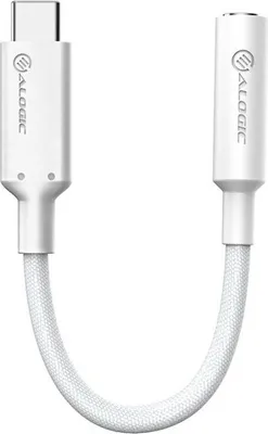 Produktbild von Alogic USB Adapter USB-C -> 3,5mm Audio  0,1m           weiß