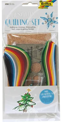 Produktbild von folia Quilling Set Weihnachten 290 Teile