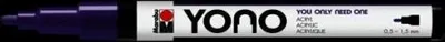 Obrázok produktu pre Akrylový popisovač YONO 0,5-1,5 mm - fialový