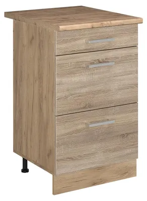 Zdjęcie produktu dla Szafka dolna do kuchni Vicco R-Line Sonoma/Dąb goldkraft 50 cm blat roboczy Dąb Goldkraft, Model 70002
