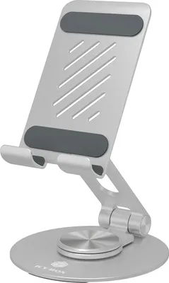 Productafbeelding van Icy Box IB-TH201-R Smartphone- und Tablet-Ständer IcyBox 360° drehbar