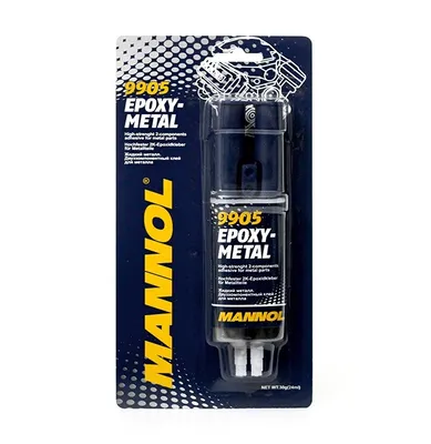 Immagine prodotto di adesivo epossidico bicomponente per parti metalliche Epoxy-Metal 30 g tipo 9905