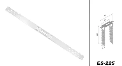 Produktbild von HEXIM Direktabhänger 75-250mm für CD 60/27 & Holzlattung Trockenbau Rigips Deckenabhänger (10 Stück, 225mm) Trockenbau Profile Deckenabhängung